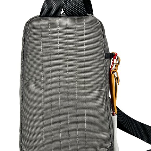 TUMI Fife Slim Sling Bag, Grey/Black - NEW - Picture 4 of 12